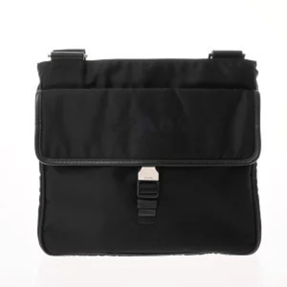 Prada Shoulder Bag Black Saffiano Leather